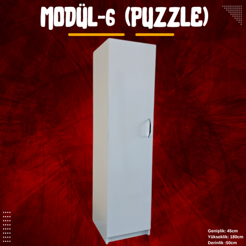 Puzzle Modler Elbise Dolab - Kendi Dolabn Tasarla