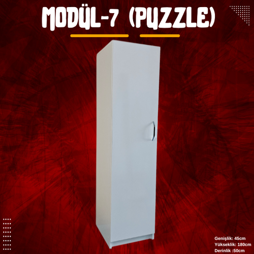 Puzzle Modler Elbise Dolab - Kendi Dolabn Tasarla