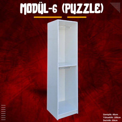 Puzzle Modler Elbise Dolab - Kendi Dolabn Tasarla