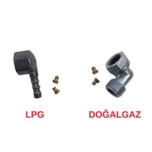 D�ner Oca�� Gaz D�n���m Aparat� (Giri� + Enjekt�r)