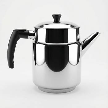 Kahveci �elik Demlik 3 Numara 1,9 lt - (304 Kalite)