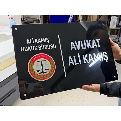 Kabartma Pleksi Kap� ve Duvar Tabelas�