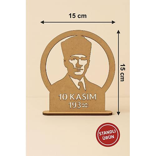 10 Kasm Atatrk' Anma Boyama Etkinlik Okul Aktivite Sanat 1 Adet
