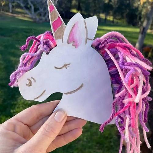 Unicorn Boyama Okul Diy Etkinlik Aktivite Sanat Kre Anaokulu