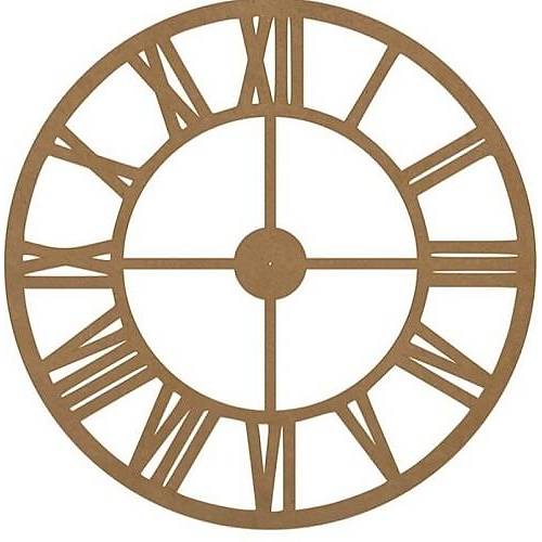 Roma Rakaml� Saat Boyanabilir Ham Mdf