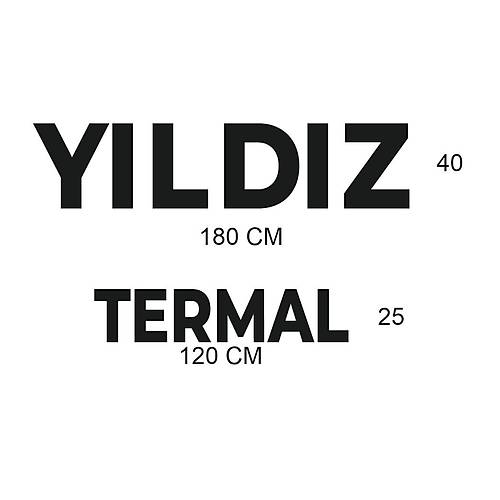 YILDIZ TERMAL KUTU HARF S�PAR���
