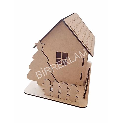 Ylba Dekorlu Aal Boyanabilir Ahap Ev Okul Aktivite Etkinlik