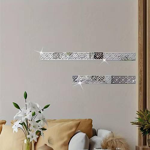 Pleksi Ss Akrilik Ayna Gm Motif Desenli Duvar Tavan Ss Ev Dekorasyon