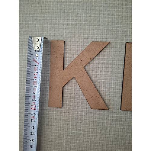 Boyanabilir Ahap Harf 10 CM