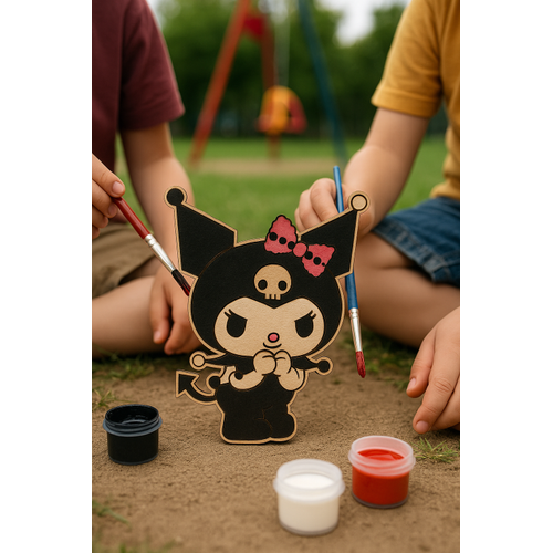 Kuromi Boyama Aktivite Sanat Okul ncesi Anaokulu Kre Etkinlik 13x15 cm