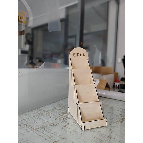 Dekoratif Ahap rn Stand 41x13 cm Demonte