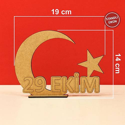 Ahap Boyama 29 Ekim Cumhuriyet Bayrak ve Ay Yldz Figr Etkinlik