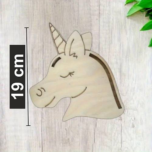 Unicorn 19x19 cm Boyama Okul Diy Etkinlik Aktivite Sanat Kre� Anaokulu