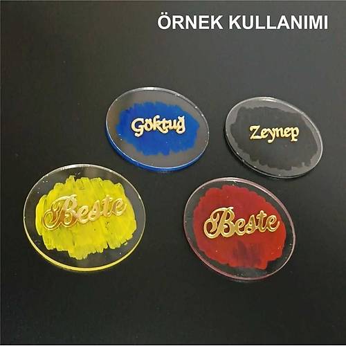 Bo� Pleksi Daire 3 mm �e�itli �l��lerde