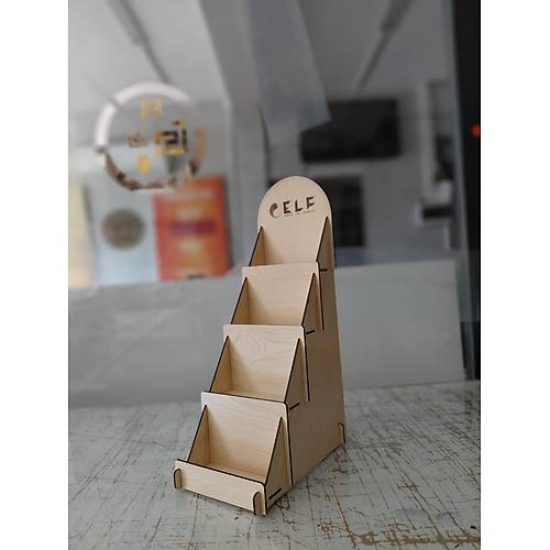 Dekoratif Ahap rn Stand 41x13 cm Demonte