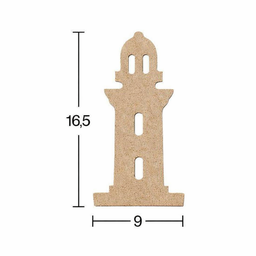 Ah�ap Deniz Feneri 16x9 cm okul etkinlik