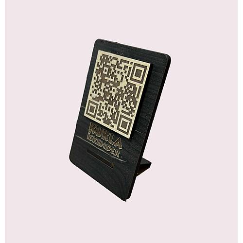 Cafe Restaurantlar iin Ahap Qr Menu