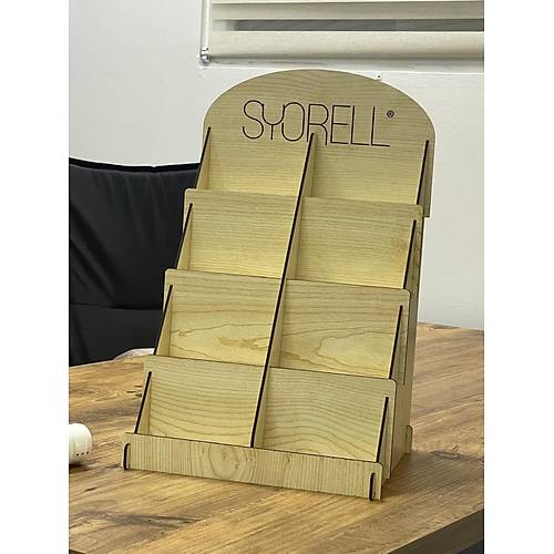 Dekoratif Ahap rn Stand 41x26 cm Demonte