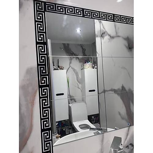 Pleksi Ss Akrilik Ayna Gm Motif Desenli Duvar Tavan Ss Ev Dekorasyonu mdl2