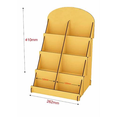 Dekoratif Ahap rn Stand 41x26 cm Demonte