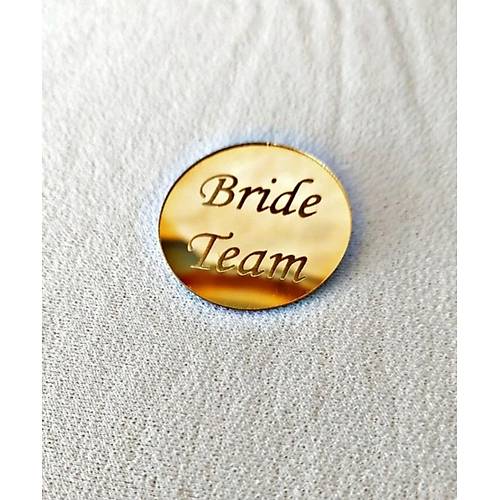 Bride Team Yazl Gold Pleksi