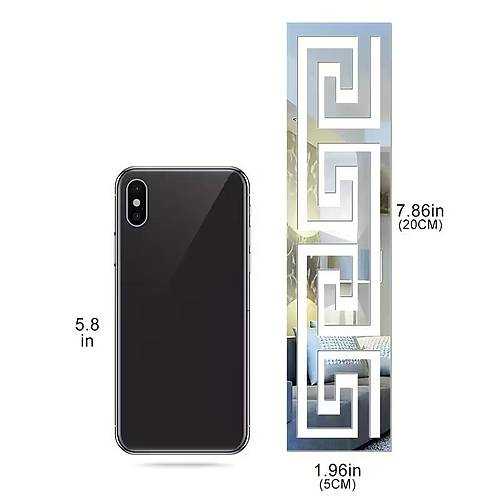 Pleksi Ss Akrilik Ayna Gm Motif Desenli Duvar Tavan Ss Ev Dekorasyonu mdl2