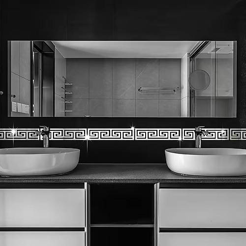 Pleksi Ss Akrilik Ayna Gm Motif Desenli Duvar Tavan Ss Ev Dekorasyonu mdl2