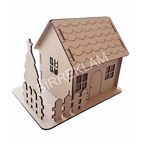 Ylba Dekorlu Aal Boyanabilir Ahap Ev Okul Aktivite Etkinlik