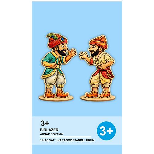 Hacivat & Karag�z Ah�ap Etkinlik Boyama Standl�