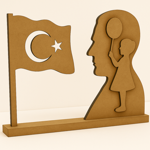 29 Ekim 10 Kasm Atatrk Trk Bayra Ahap Oyuncak Boyama Etkinlik Aktivite