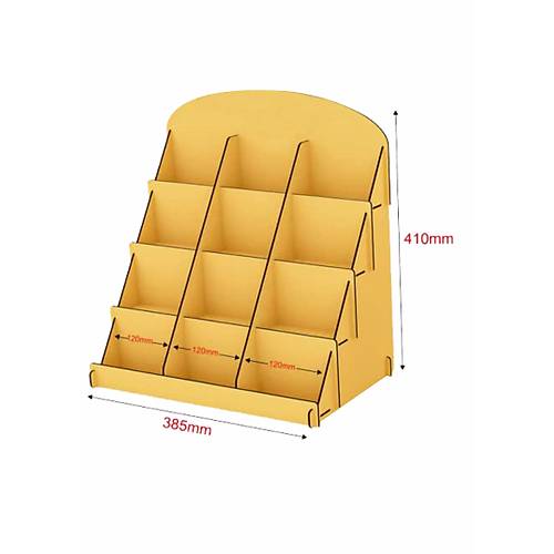 Dekoratif Ahap rn Stand 41x38 cm Demonte