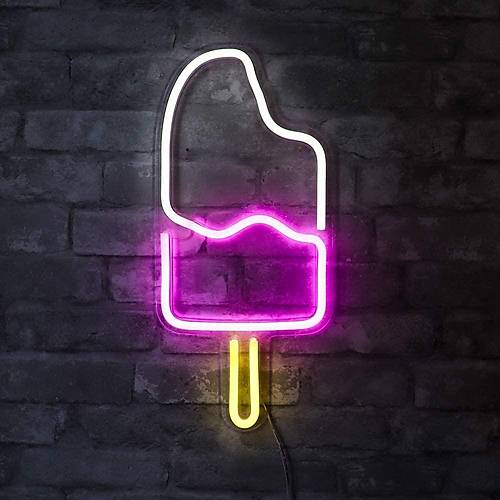 Neon Led Isrlm Dondurma