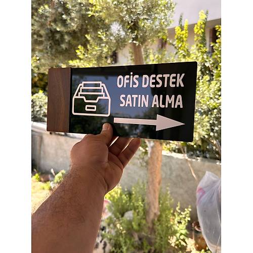 Wooden Seri Ynlendirme Tabela Levha