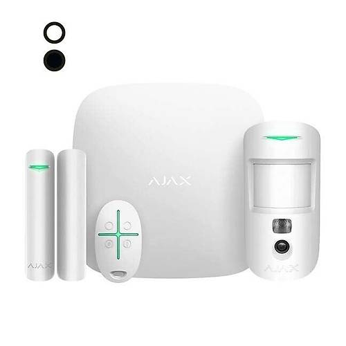 AJAX StarterKit Cam Plus Alarm Seti Beyaz