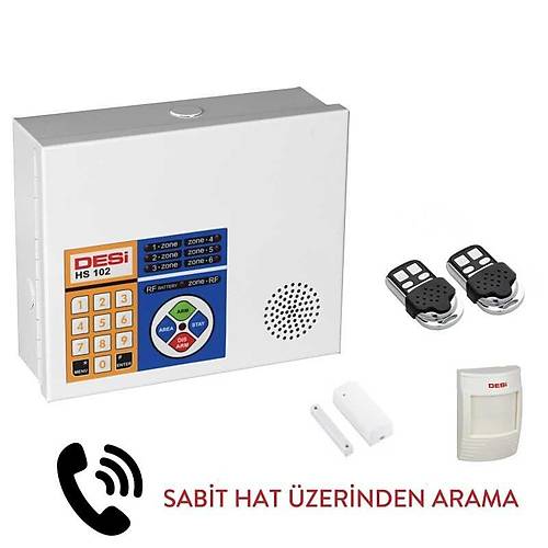 DESi Metaline WTKS Alarm Sistemi (Sabit Hat zerinden Arama zellii)
