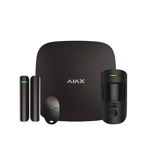 AJAX StarterKit Cam Plus Alarm Seti Siyah