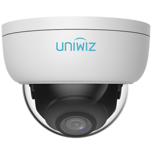 Uniwiz IPC-D124-PF28 4 MP Darbeye Dayankl IP Kzltesi Sabit Dome Kamera