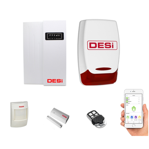 DESi Smartline Akll Alarm Sistemi (IOS/Android Uyumlu - nternetten Kontrol mkan)