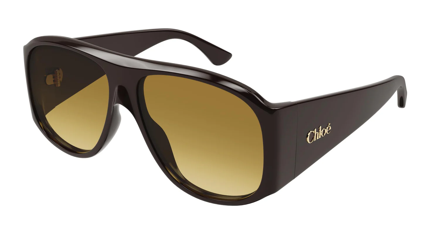 Chloé CH0347S 001 Kadın Güneş Gözlüğü Kahverengi Square