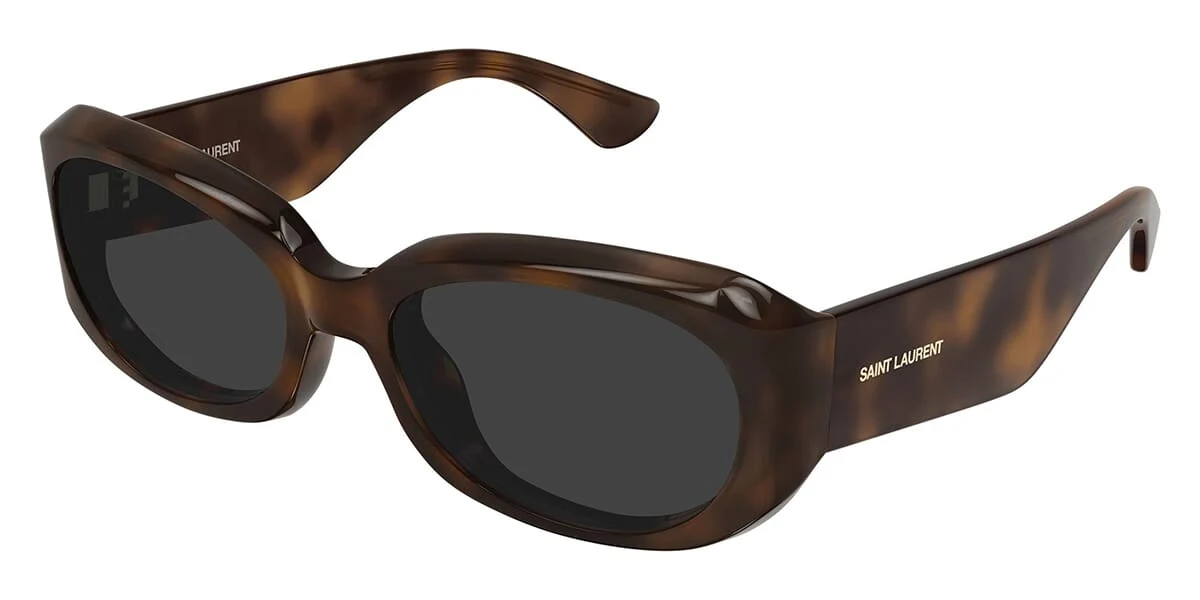Saint Laurent SL 868 003 Kadın Güneş Gözlüğü Havana Gri | Babel Optik