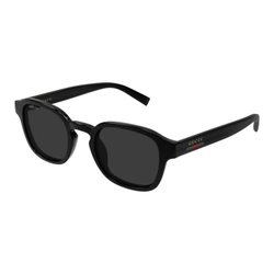 Gucci GG2106S 001 Black Grey Oversize Web Erkek Gunes Gozlugu