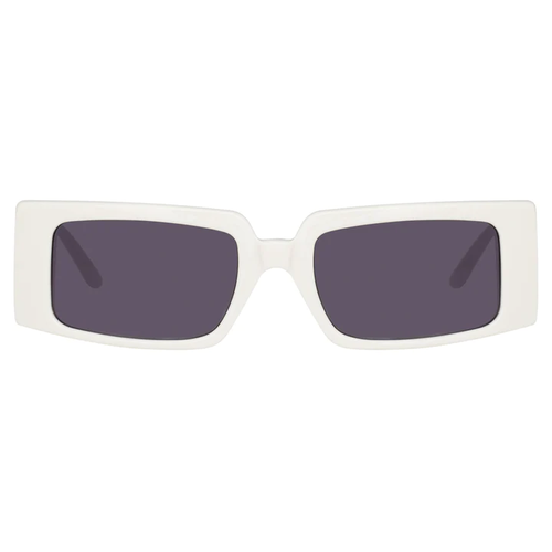 MAGDA BUTRYM X LF RECTANGULAR SUNGLASSES IN BLACK AND WHITE