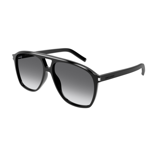 Saint Laurent SL 596 Dune 006 Black Grey Gradient Oversized Gunes