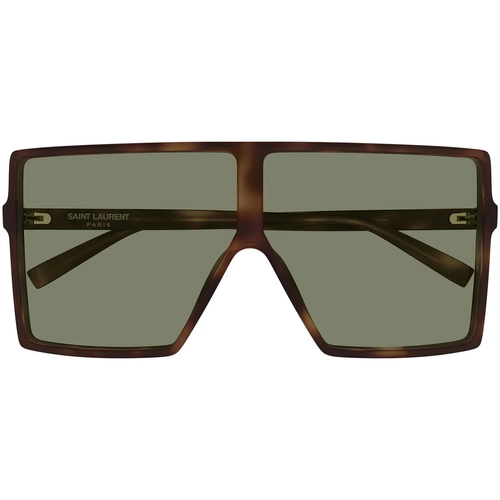 Saint Laurent SL 909 BETTY S 003 Havana Green Kadin Gunes Gozlugu