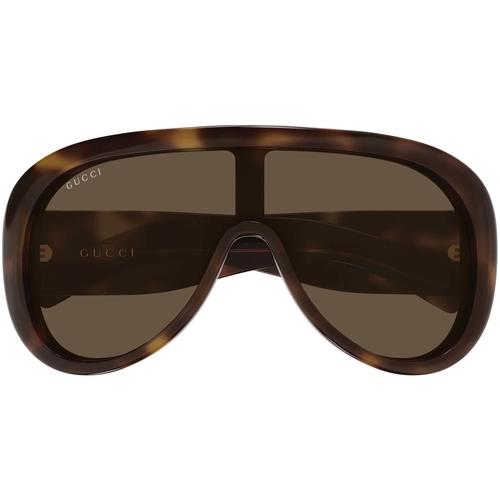 Gucci GG2164S 002 Havana Brown Oversize Aviator Kadin Gunes Gozlugu