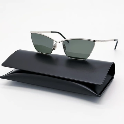 Saint Laurent SL 637 002 G�m�� Gri Kad�n G�ne� G�zl���