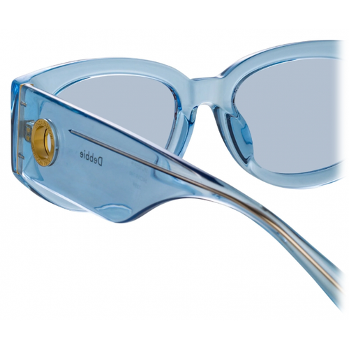 Linda Farrow Debbie LFL1059C9 Blue D-Frame Gunes Gozlugu