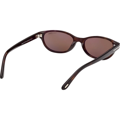 Tom Ford Chloe-02 FT1310 52E Kad�n G�ne� G�zl��� Dark Havana Oval