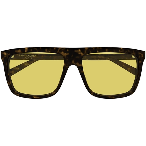 Saint Laurent SL 904 003 Havana Green Rectangle Gunes Gozlugu