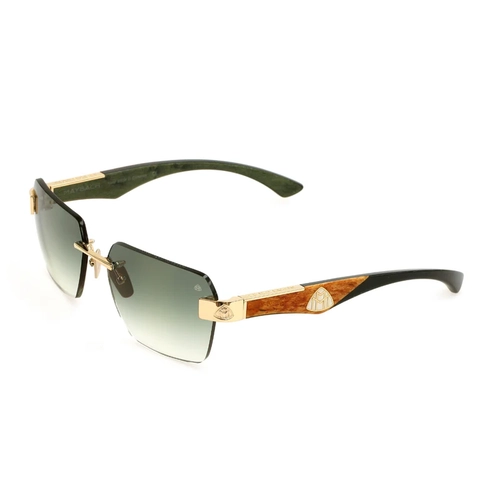 Maybach The Magic I MG-WDH-M13 Gold Green Birch Rimless Gunes Gozlugu